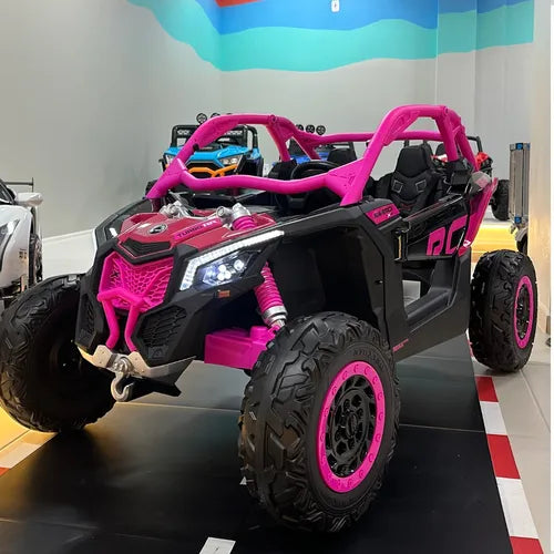 Carrinho Elétrico Infantil Utv Maverick Can Am 4x4 24v Pneu De Borracha