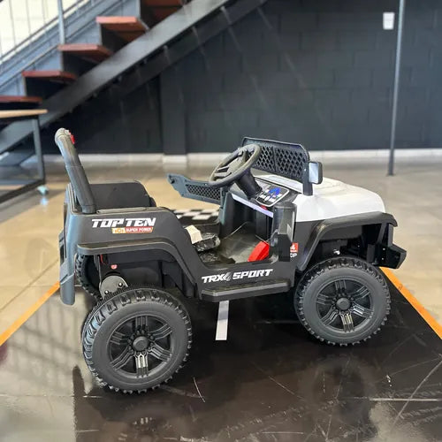 Jeep Elétrico Infantil Utv - Com Controle Remoto - Branco
