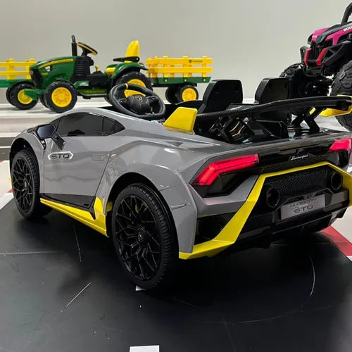 Carrinho Eletrico Infantil Lamborghini Drift - Bateria 24v Cinza