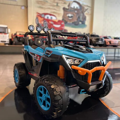 Jeep Utv Elétrico Infantil 12v Controle Remoto Som Músicas
