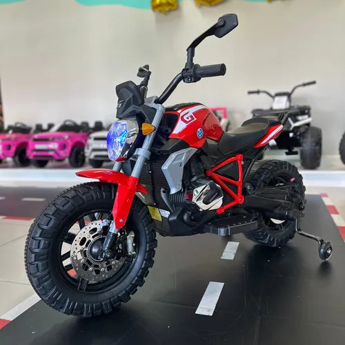 Moto Elétrica Infantil Bateria 12v - Com Mp3 Led E Som