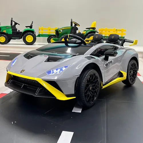 Carrinho Eletrico Infantil Lamborghini Drift - Bateria 24v Cinza