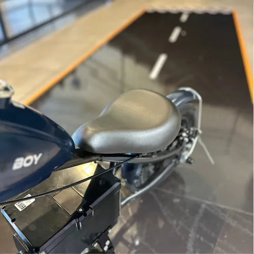 Moto Elétrica Infantil Harley 24v Com Pneu De Borracha - Led Azul-marinho