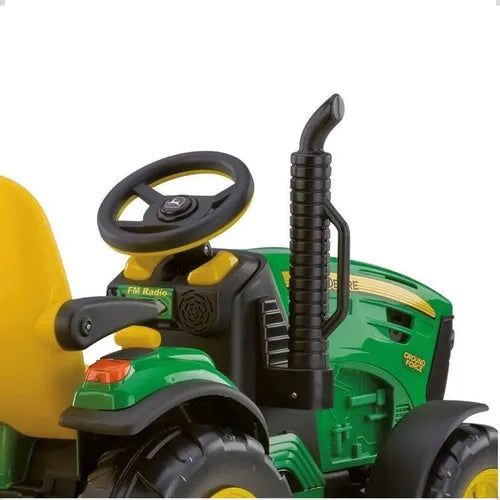 Trator Elétrico Infantil John Deere Verde E Amarelo