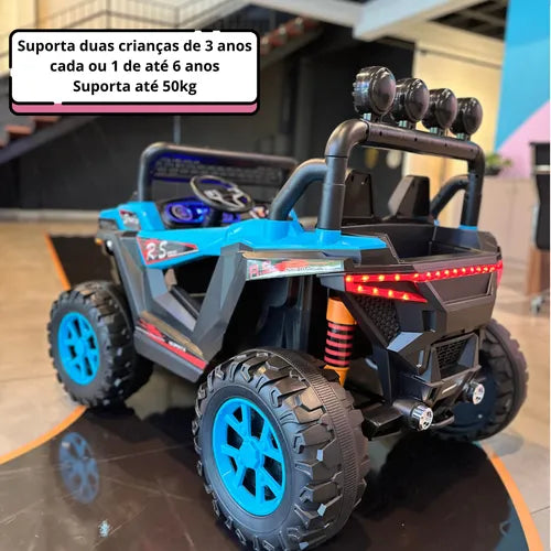 Jeep Utv Elétrico Infantil 12v Controle Remoto Som Músicas