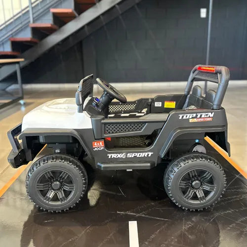 Jeep Elétrico Infantil Utv - Com Controle Remoto - Branco
