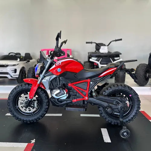 Moto Elétrica Infantil Bateria 12v - Com Mp3 Led E Som