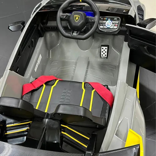 Carrinho Eletrico Infantil Lamborghini Drift - Bateria 24v Cinza
