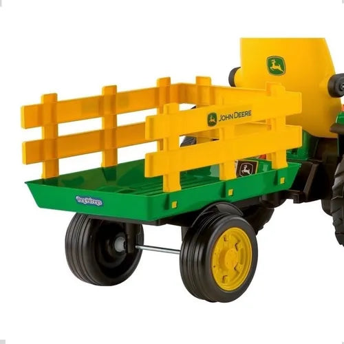 Trator Elétrico Infantil John Deere Verde E Amarelo