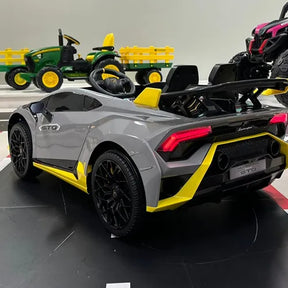 Carrinho Eletrico Infantil Lamborghini Drift - Bateria 24v Cinza