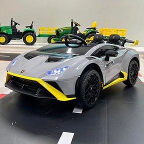Carrinho Eletrico Infantil Lamborghini Drift - Bateria 24v Cinza