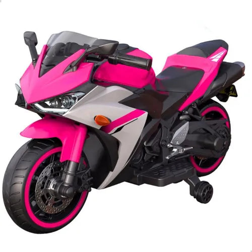Moto Elétrica Infantil - Pneu De Borracha - Luz De Led Mp3